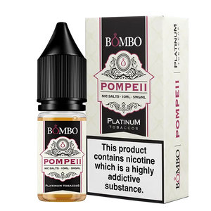 Bombo Platinum Tobaccos Pompeii 10ml Nic Salt