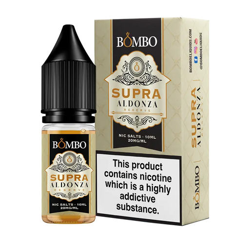 Bombo Platinum Tobaccos Supra Aldonza Reserve 10ml Nic Salt 20mg