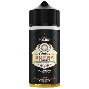 Bombo Platinum Tobacco Cookie Supra Reserve 100ml Shortfill E-Liquid