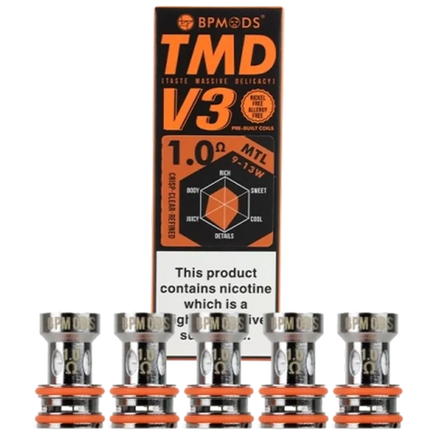 BP Mods TMD Mesh Coils V3 (5 Pack) | 0.31.0 MTL & RDL BP Mods TMD Mesh Coils V3 (5 Pack) | 0.31.0 MTL & RDL
