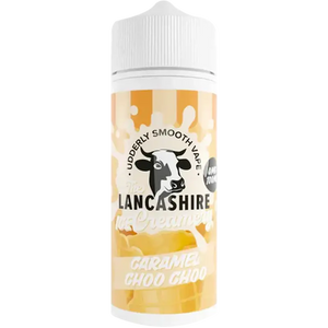 The Lancashire Creamery Ice 100ml Shortfill Caramel Choo Choo