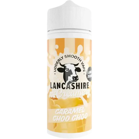 The Lancashire Creamery Ice 100ml Shortfill Caramel Choo Choo