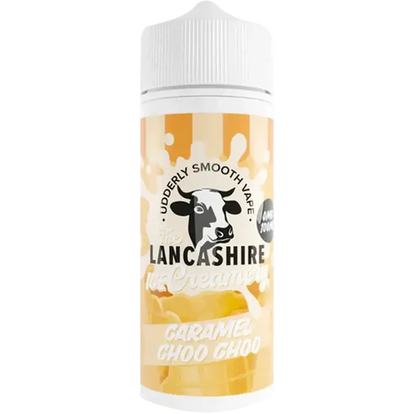 The Lancashire Creamery Ice 100ml Shortfill Caramel Choo Choo