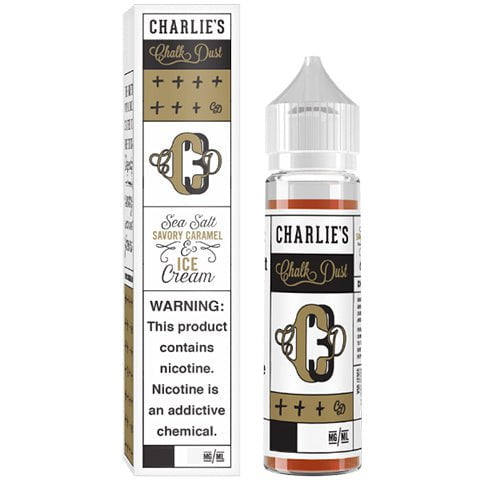 Charlie's Chalk Dust Shortfill E-Liquids On White Background