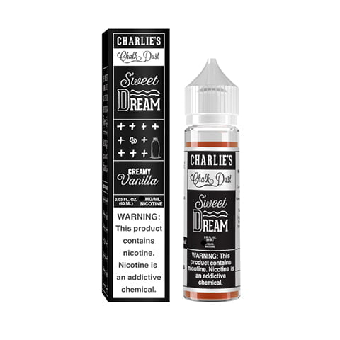 Charlie's Chalk Dust Shortfill E-Liquids Dream Cream On White Background