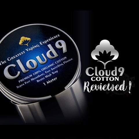 Cloud 9 Australian Premium Vape Cotton On White Background