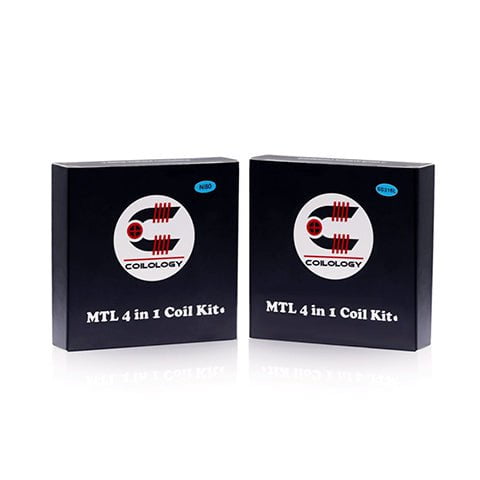 Coilology MTL 4 in 1 Prebuilt Coils Kit 24pcs/Pack SS316L On White Background
