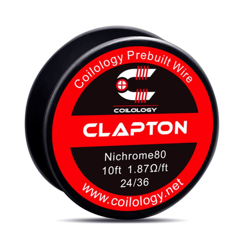 Coilology Performance DIY Resistance Wire Clapton 24/36 NI80 On White Background