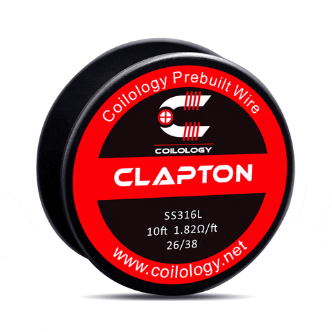 Coilology Performance DIY Resistance Wire Clapton 26/38 SS316l On White Background