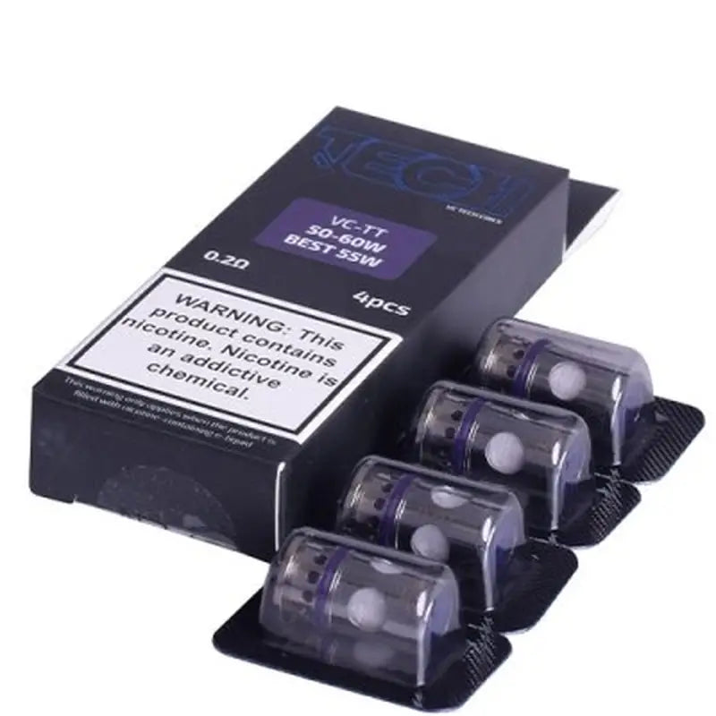 Vaperz Cloud VC Temp Tech Coil Heads | DNA SS Mesh Coils