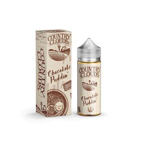 Country Clouds 100ml Shortfill E-Liquids Chocolate On White Background