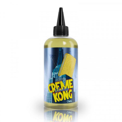 Creme Kong Joe Juice E-Liquids 200ml Shortfills Creme Kong Blueberry Creme On White Background