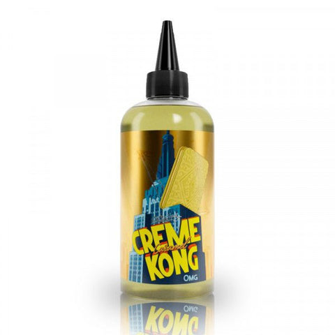 Creme Kong Joe Juice E-Liquids 200ml Shortfills Creme Kong Caramel On White Background