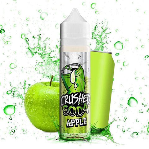 Crushed Soda E-Liquids Shortfill Apple Soda On White Background
