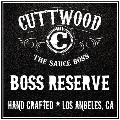 Cuttwood - The Sauce Boss 50ml Shortfill E-Liquid On White Background