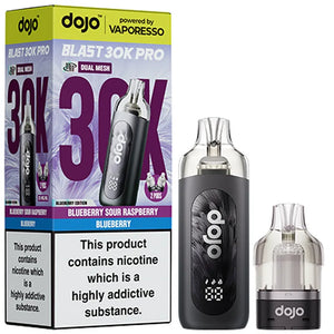 Vaporesso Dojo Blast 30k Vape Kit Blueberry Sour Raspberry & Blueberry