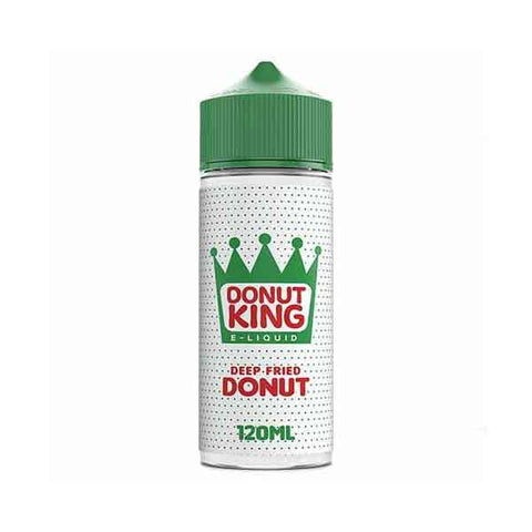 Donut King 100ml Shortfill E-Liquid Deep Fried On White Background