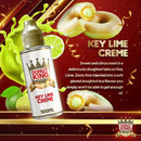 Donut King Limited Edition 100ml Shortfill E-Liquid Key Lime Creme