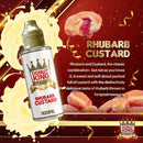 Donut King Limited Edition 100ml Shortfill E-Liquid Rhubarb Custard