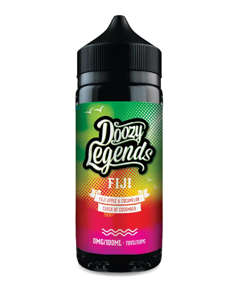 Doozy Legends 100ml Shortfill E-Liquid Fiji On White Background