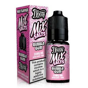 Doozy Mix Salts 10ml E-Liquids Bubblegum
