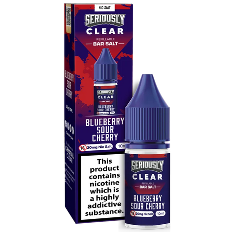 Doozy Seriously Clear Blueberry Sour Cherry 10ml Nic Salt