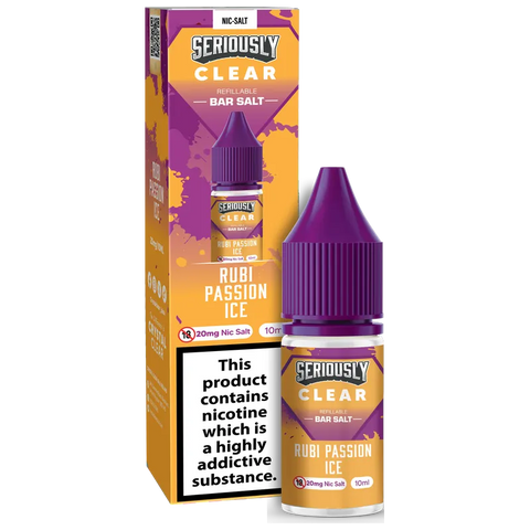 Doozy Seriously Clear Rubi Passion Ice 10ml Nic Salt