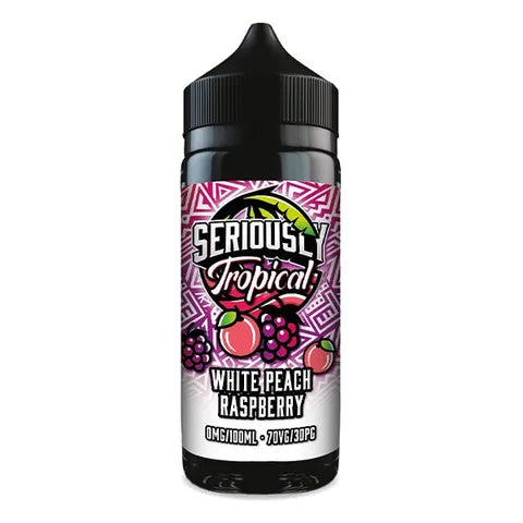 Doozy Seriously Tropical 100ml Vape Juice White Peach Raspberry