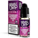 Double Drip 10ml Nic Salt Bar Style Strawberry Raspberry Cherry Ice 20mg