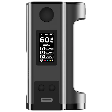 Dovpo Flipside Squonk Mod Gunmetal