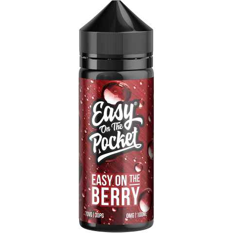 Easy On The Pocket by Wick Liquor 100ml Shortfill E-Liquid Easy On The Berry On White Background