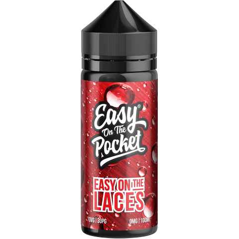 Easy On The Pocket by Wick Liquor 100ml Shortfill E-Liquid Easy On The Laces On White Background