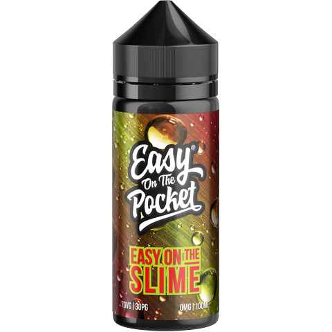 Easy On The Pocket by Wick Liquor 100ml Shortfill E-Liquid Easy On The Slime On White Background