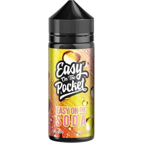 Easy On The Pocket by Wick Liquor 100ml Shortfill E-Liquid Easy On The Soda On White Background