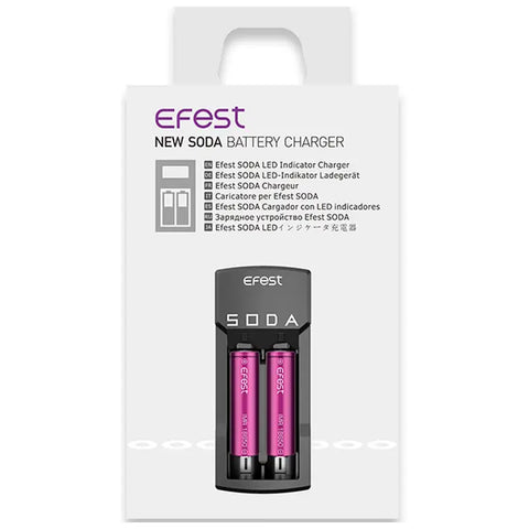 Efest SODA Dual Slot Battery Charger Efest SODA Dual Slot Battery Charger