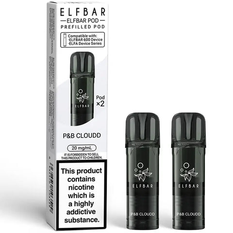 Elf Bar 600 Prefilled Pods | 2-Pack Nic Salt Vape Pods (600 Puffs) Elf Bar 600 Prefilled Pods | 2-Pack Nic Salt Vape Pods (600 Puffs)