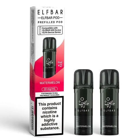 Elf Bar 600 Prefilled Vape Pods Watermelon