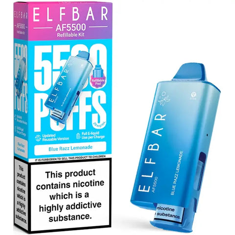 Elf Bar AF5500 Prefilled Pod Kit | 5500 Puffs, USB-C Recharge Elf Bar AF5500 Prefilled Pod Kit | 5500 Puffs, USB-C Recharge