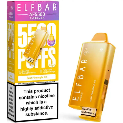 Elf Bar AF5500 Prefilled Pod Kit Sour Pineapple