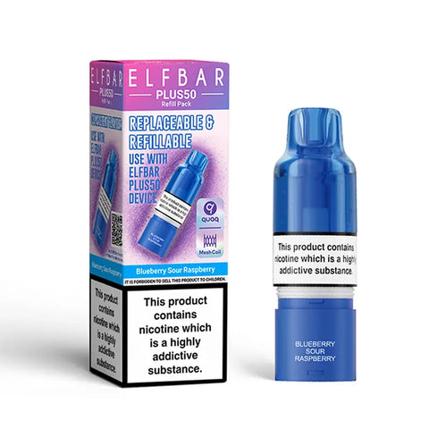 Elf Bar Plus 50 Prefilled Replacement Pods