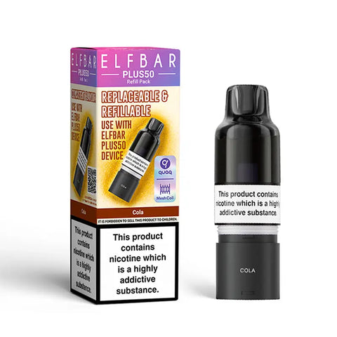 Elf Bar Plus 50 Pods 20mg Nic Salt Elf Bar Plus 50 Pods 20mg Nic Salt