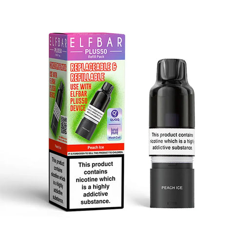 Elf Bar Plus 50 Pods 20mg Nic Salt Elf Bar Plus 50 Pods 20mg Nic Salt