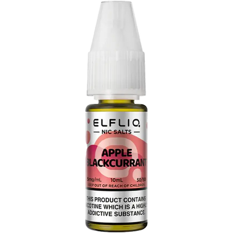 Elf Bar Elfliq 5mg Nic Salts Apple Blackcurrant