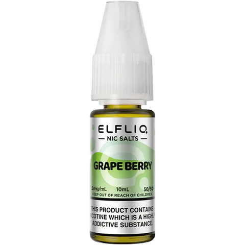 Elf Bar Elfliq 5mg Nic Salts Grape Berry