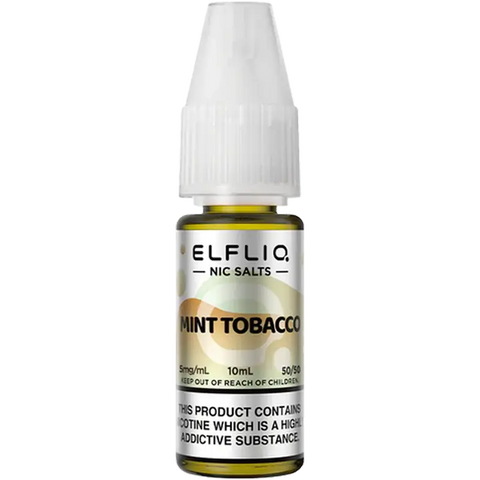 Elf Bar Elfliq 5mg Nic Salts Mint Tobacco