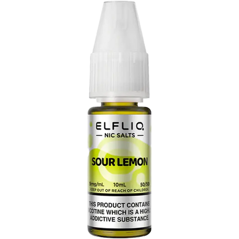 Elf Bar Elfliq 5mg Nic Salts Sour Lemon