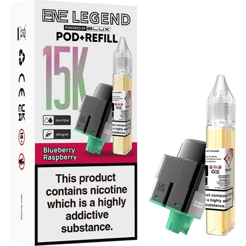 Elux ENE Legend Replacement Pods Blueberry Raspberry