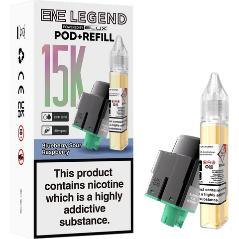 Elux ENE Legend Replacement Pods Blueberry Sour Raspberyy