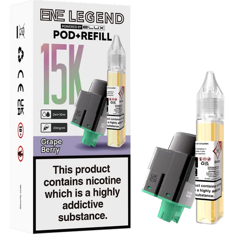 Elux ENE Legend Replacement Pods Grape Berry