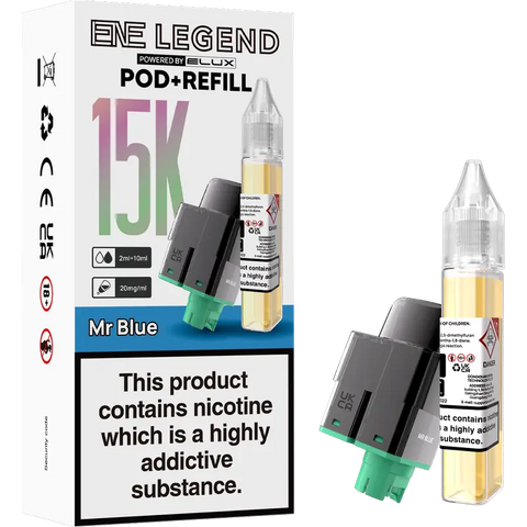 Elux ENE Legend Replacement Pods Mr Blue